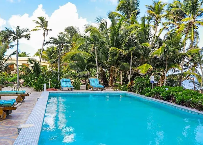 Сasa de vacaciones Oceanfront With Amazing Water Views Partial Ac Wifi & Pool San Pedro (Ambergris Caye)